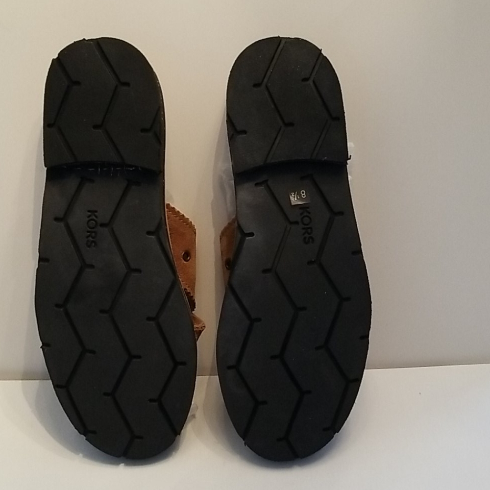 Michael Kors Suede Slides Sandals NIB 8.5 Spain - Picture 9 of 15